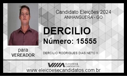 Candidato DERCILIO 2024 - ANHANGÜERA - Eleições