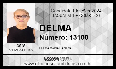 Candidato DELMA 2024 - TAQUARAL DE GOIÁS - Eleições