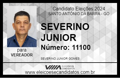 Candidato SEVERINO JUNIOR 2024 - SANTO ANTÔNIO DA BARRA - Eleições