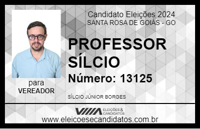 Candidato PROFESSOR SÍLCIO 2024 - SANTA ROSA DE GOIÁS - Eleições