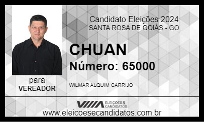 Candidato CHUAN 2024 - SANTA ROSA DE GOIÁS - Eleições