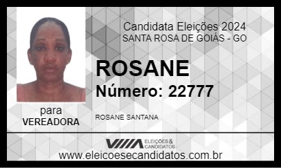 Candidato ROSANE 2024 - SANTA ROSA DE GOIÁS - Eleições