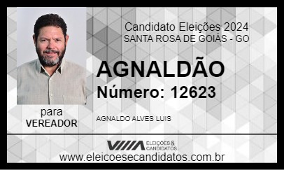 Candidato AGNALDÃO 2024 - SANTA ROSA DE GOIÁS - Eleições