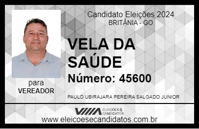 Candidato VELA DA SAÚDE 2024 - BRITÂNIA - Eleições