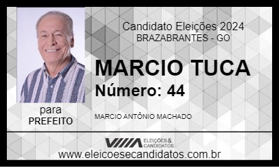 Candidato MARCIO TUCA 2024 - BRAZABRANTES - Eleições