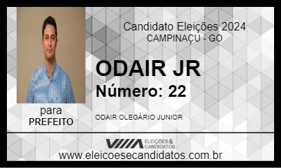 Candidato ODAIR JR 2024 - CAMPINAÇU - Eleições