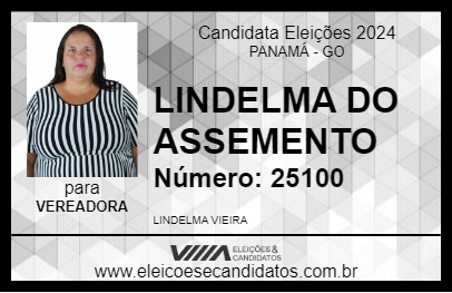 Candidato LINDELMA DO ASSEMENTO 2024 - PANAMÁ - Eleições