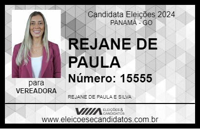 Candidato REJANE DE PAULA 2024 - PANAMÁ - Eleições