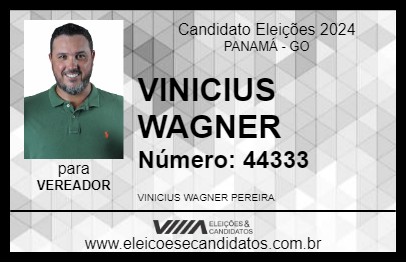 Candidato VINICIUS WAGNER 2024 - PANAMÁ - Eleições