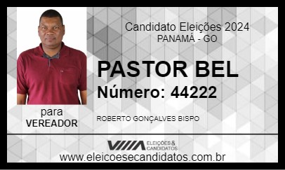 Candidato PASTOR BEL 2024 - PANAMÁ - Eleições