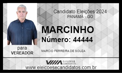 Candidato MARCINHO 2024 - PANAMÁ - Eleições