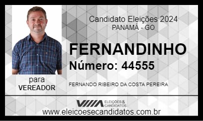 Candidato FERNANDINHO 2024 - PANAMÁ - Eleições