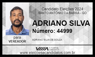 Candidato ADRIANO SILVA 2024 - SANTO ANTÔNIO DA BARRA - Eleições