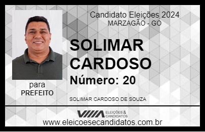 Candidato SOLIMAR CARDOSO 2024 - MARZAGÃO - Eleições