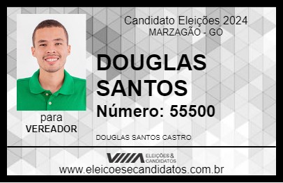 Candidato DOUGLAS SANTOS 2024 - MARZAGÃO - Eleições