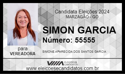 Candidato SIMONE GARCIA 2024 - MARZAGÃO - Eleições