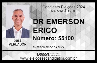 Candidato DR EMERSON ERICO 2024 - MARZAGÃO - Eleições