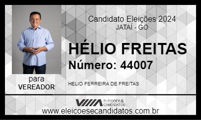 Candidato HÉLIO FREITAS 2024 - JATAÍ - Eleições