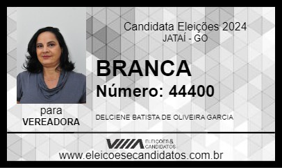 Candidato DELCIENE / BRANCA 2024 - JATAÍ - Eleições