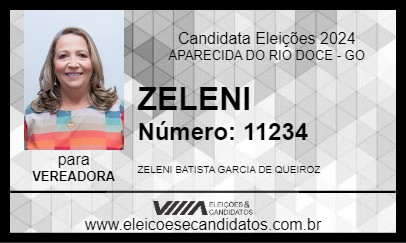 Candidato ZELENI 2024 - APARECIDA DO RIO DOCE - Eleições