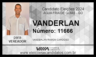 Candidato VANDERLAN 2024 - ÁGUA FRIA DE GOIÁS - Eleições