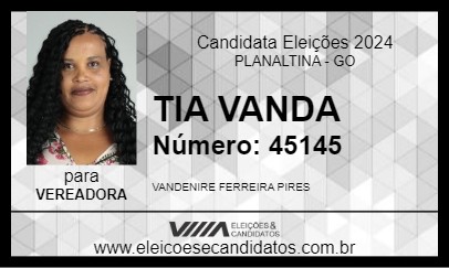 Candidato TIA VANDA 2024 - PLANALTINA - Eleições