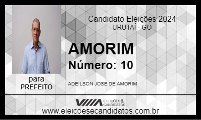 Candidato AMORIM 2024 - URUTAÍ - Eleições