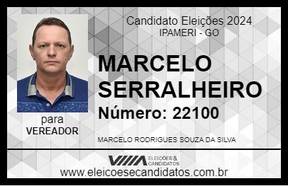 Candidato MARCELO SERRALHEIRO 2024 - IPAMERI - Eleições