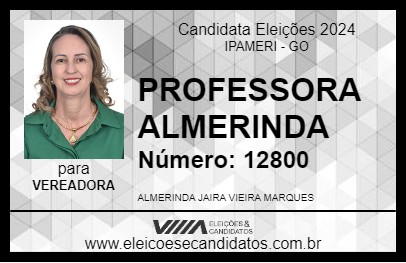 Candidato PROFESSORA ALMERINDA 2024 - IPAMERI - Eleições