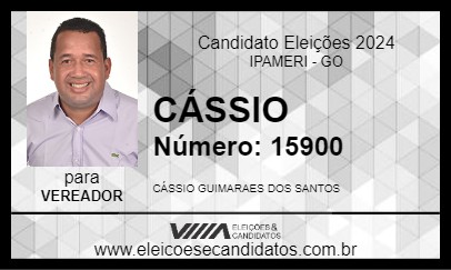 Candidato CÁSSIO 2024 - IPAMERI - Eleições