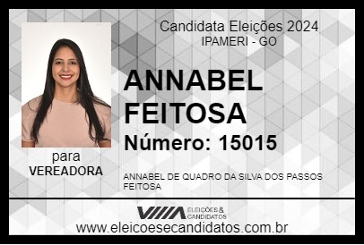 Candidato ANNABEL FEITOSA 2024 - IPAMERI - Eleições