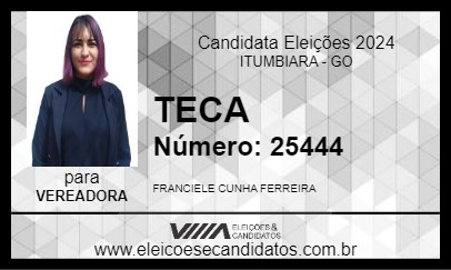 Candidato TECA 2024 - ITUMBIARA - Eleições