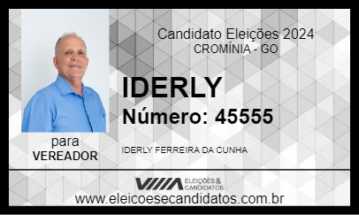 Candidato IDERLY 2024 - CROMÍNIA - Eleições