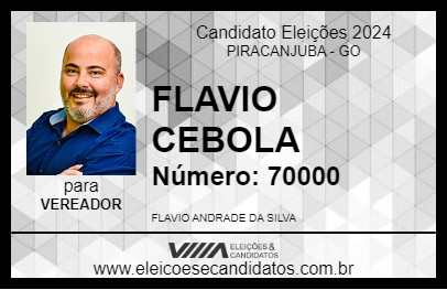 Candidato FLAVIO CEBOLA 2024 - PIRACANJUBA - Eleições