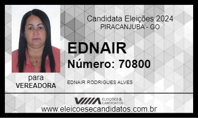 Candidato EDNAIR 2024 - PIRACANJUBA - Eleições