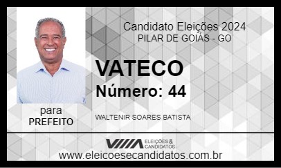 Candidato VATECO 2024 - PILAR DE GOIÁS - Eleições