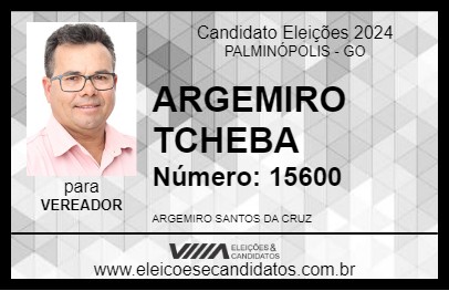 Candidato ARGEMIRO TCHEBA 2024 - PALMINÓPOLIS - Eleições