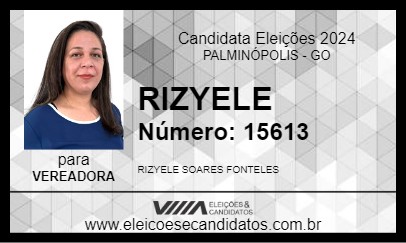 Candidato RIZYELE 2024 - PALMINÓPOLIS - Eleições