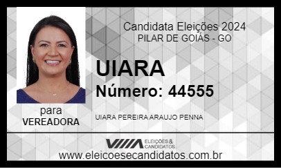 Candidato UIARA 2024 - PILAR DE GOIÁS - Eleições