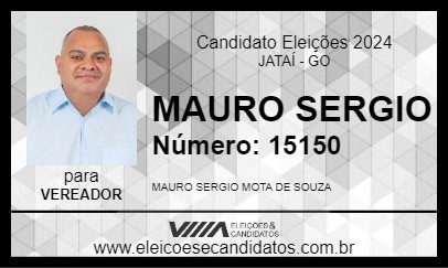 Candidato MAURO SERGIO 2024 - JATAÍ - Eleições