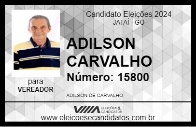 Candidato ADILSON CARVALHO 2024 - JATAÍ - Eleições