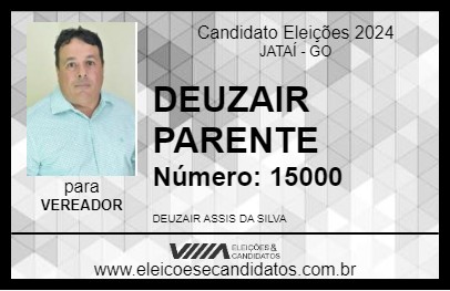 Candidato DEUZAIR PARENTE 2024 - JATAÍ - Eleições