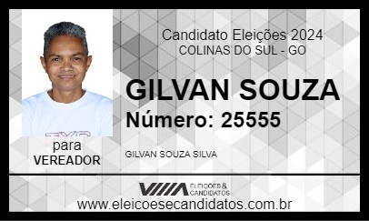 Candidato GILVAN SOUZA 2024 - COLINAS DO SUL - Eleições