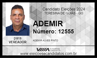 Candidato ADEMIR 2024 - TERESINA DE GOIÁS - Eleições