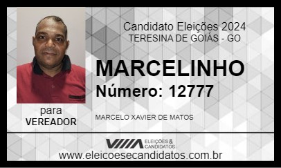 Candidato MARCELINHO 2024 - TERESINA DE GOIÁS - Eleições