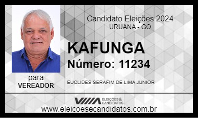 Candidato KAFUNGA 2024 - URUANA - Eleições