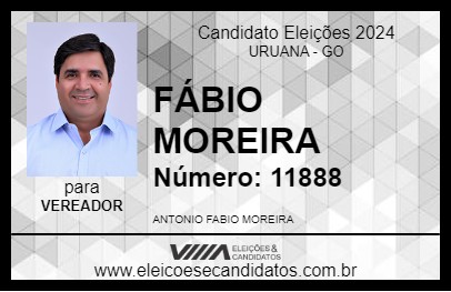 Candidato FÁBIO MOREIRA 2024 - URUANA - Eleições