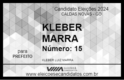 Candidato KLEBER MARRA 2024 - CALDAS NOVAS - Eleições