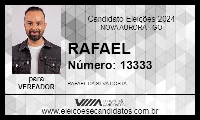 Candidato RAFAEL 2024 - NOVA AURORA - Eleições