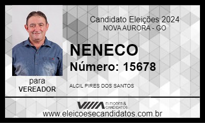 Candidato NENECO 2024 - NOVA AURORA - Eleições